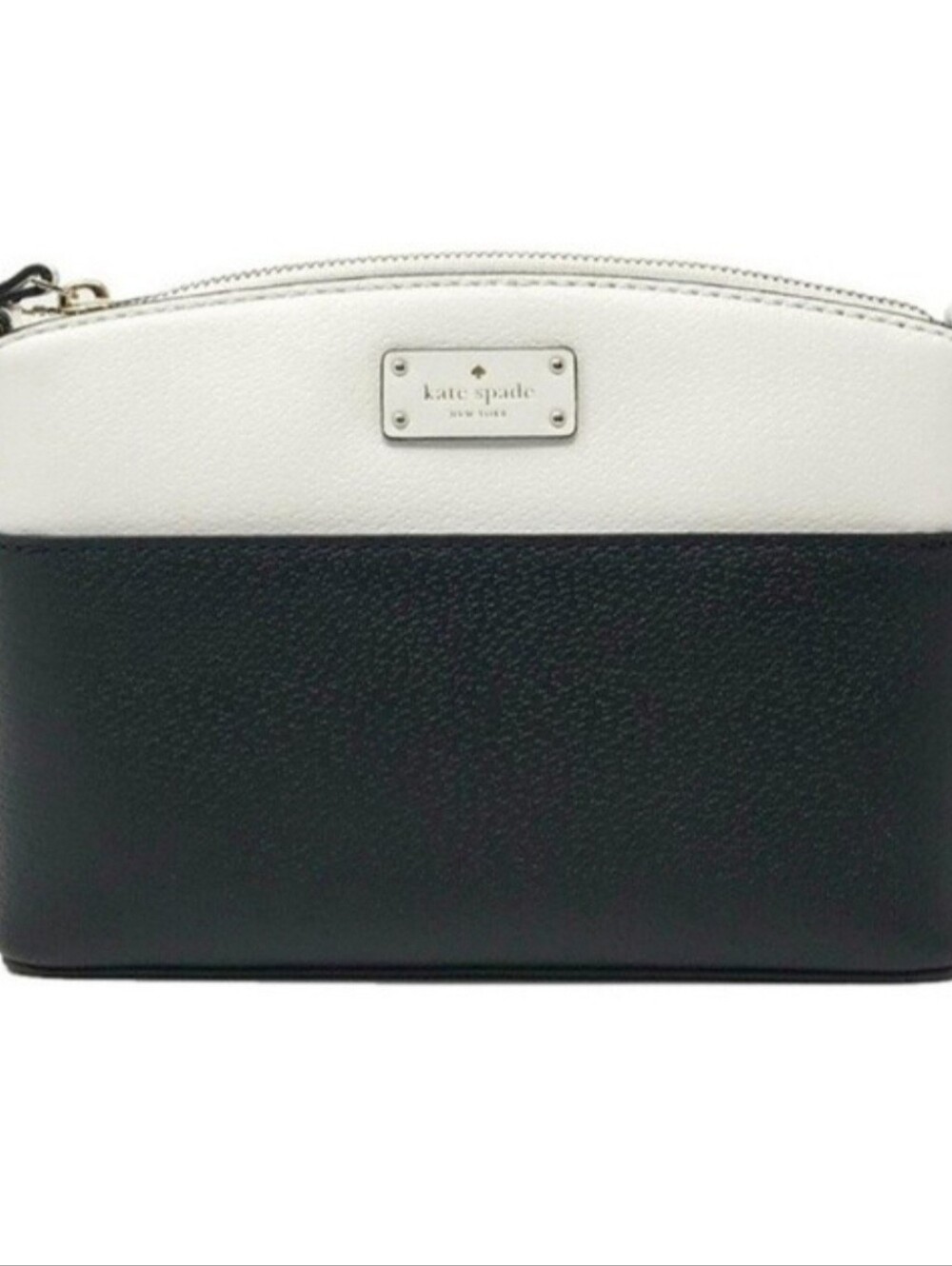 Kate Spade Two-Tone White and Black Crossbody Bag
